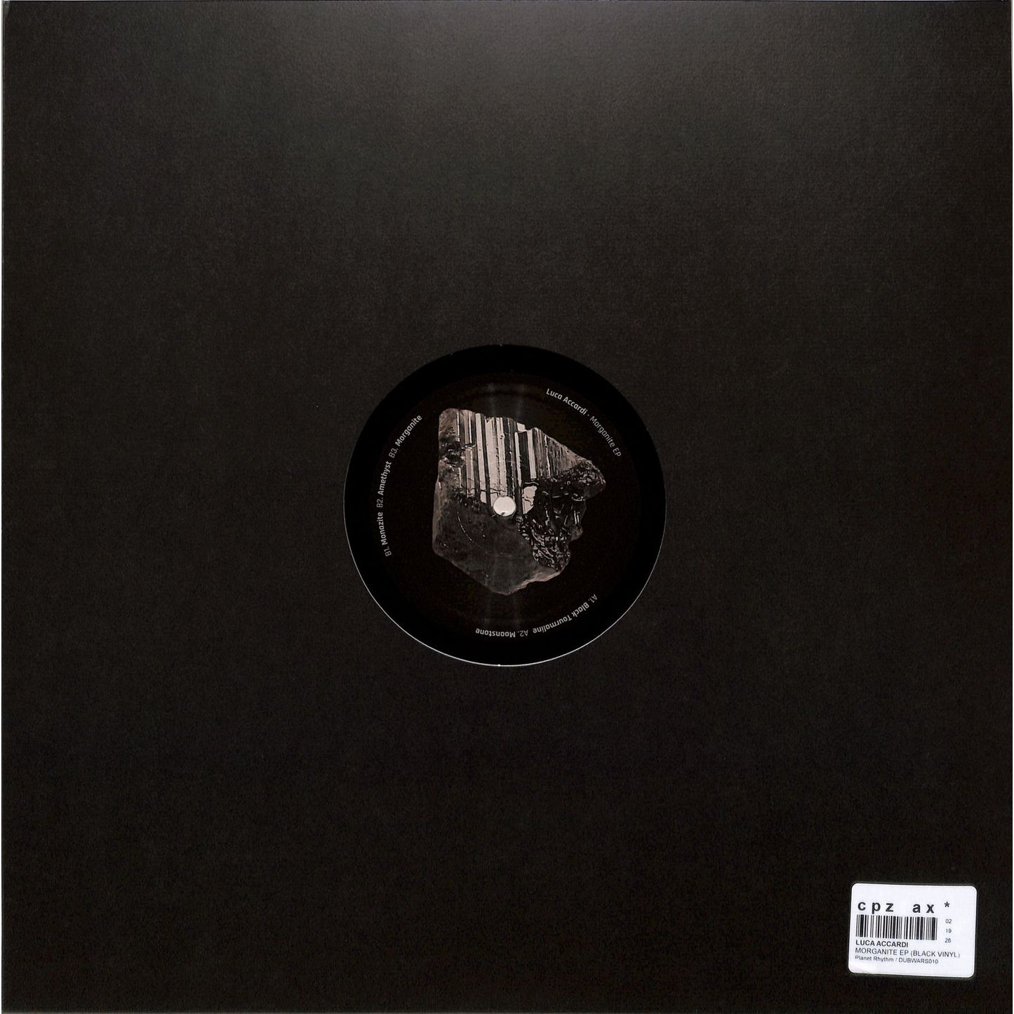 Triple Vision LUCA ACCARDI Morganite EP vinyl record with colorful album cover artwork.