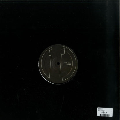Back of Syncrophone Fletcher Tactics Vol. 3 vinyl record with black label and album artwork on the cover.