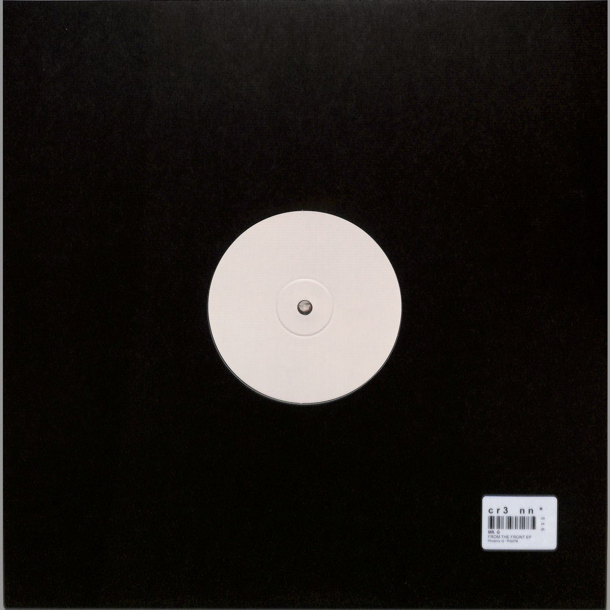 MR. G – FROM THE FRONT EP