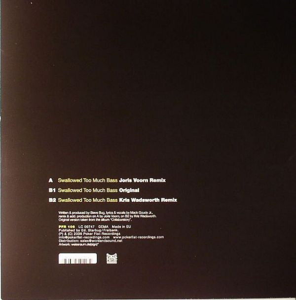 STEVE BUG FEAT. PARIS THE BLACK FU – SWALLOWED TOO MUCH BASS