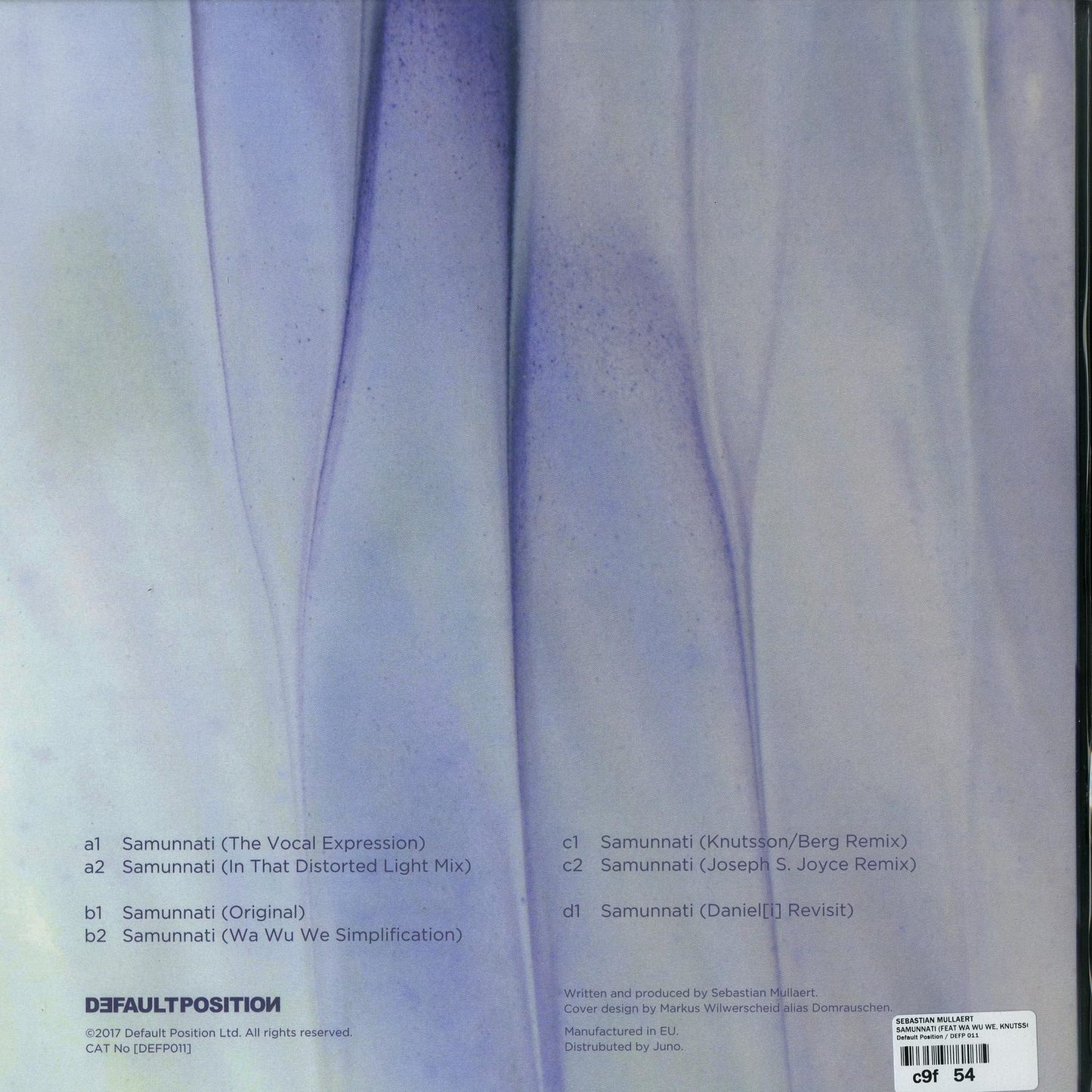 SEBASTIAN MULLAERT, WA WU WE, KNUTSSON/BERG, JOSEPH S. JOYCE, DANIEL[I] – SAMUNNATI