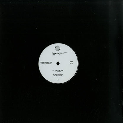 Decks vinyl record by Tommy Vicari Jr. titled "Always Be Here" with a black album cover featuring minimal art.