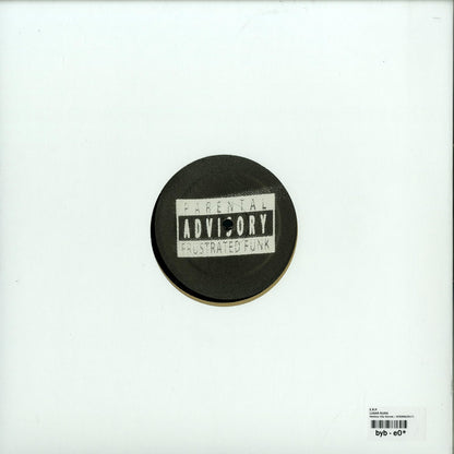 Back of Second Hand E.R.P. Lunar Ruins vinyl record with dark artwork and label details visible.