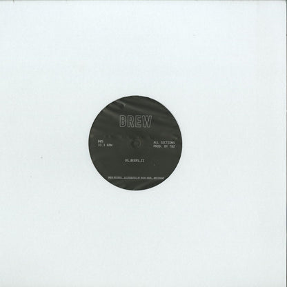 Second Hand TBZ OG_BEERS vinyl record with colorful back cover art, showcasing vintage design and album details.