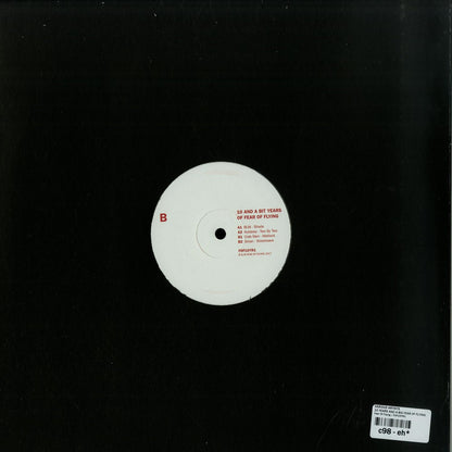Decks vinyl record of BLM, KULDEEP, CRAB MEN, SINAN titled "10 AND A BIT YEARS OF FEAR OF FLYING" showing the back cover artwork.