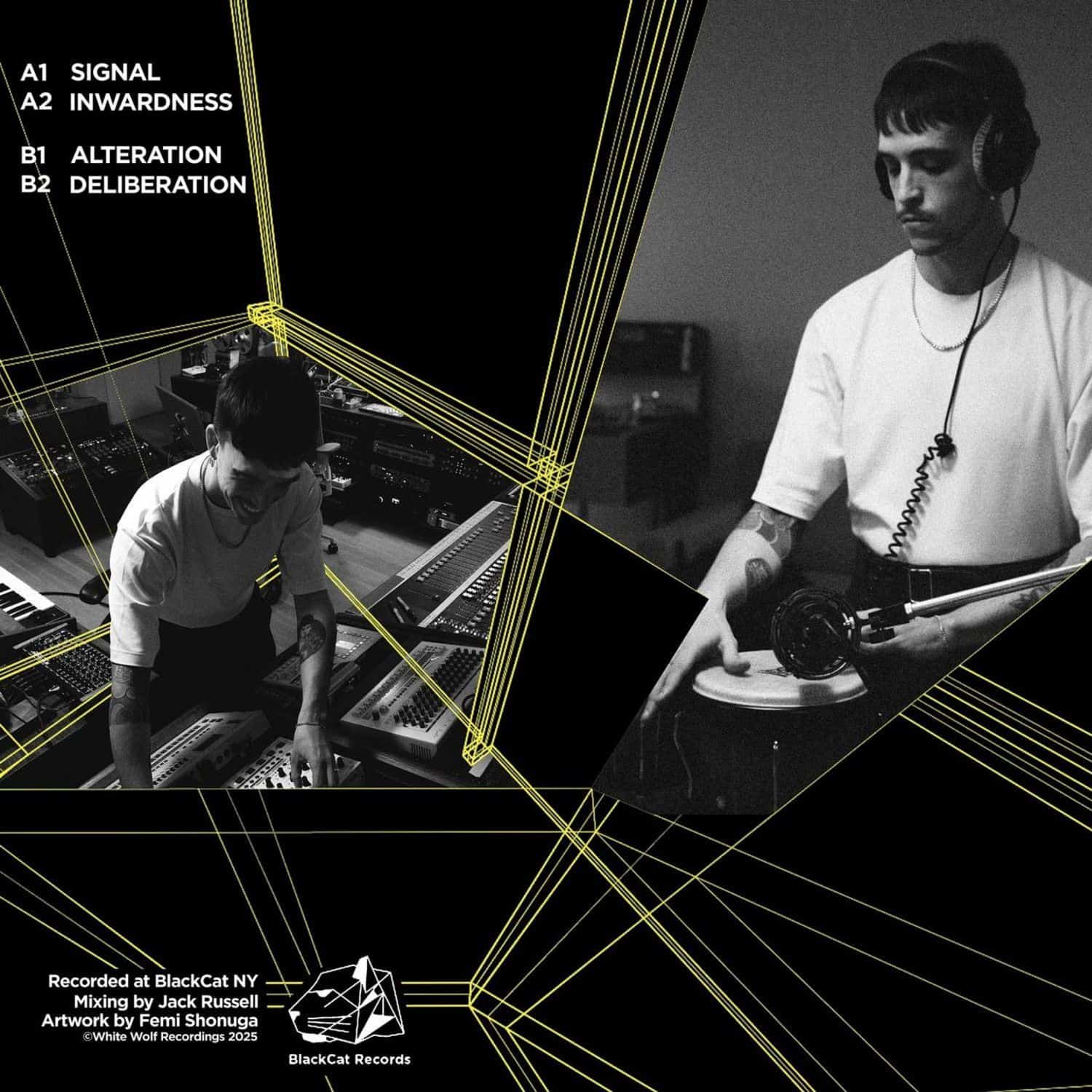 Decks VOLPE – SONDER vinyl record with colorful abstract artwork on the back cover, showcasing modern design.
