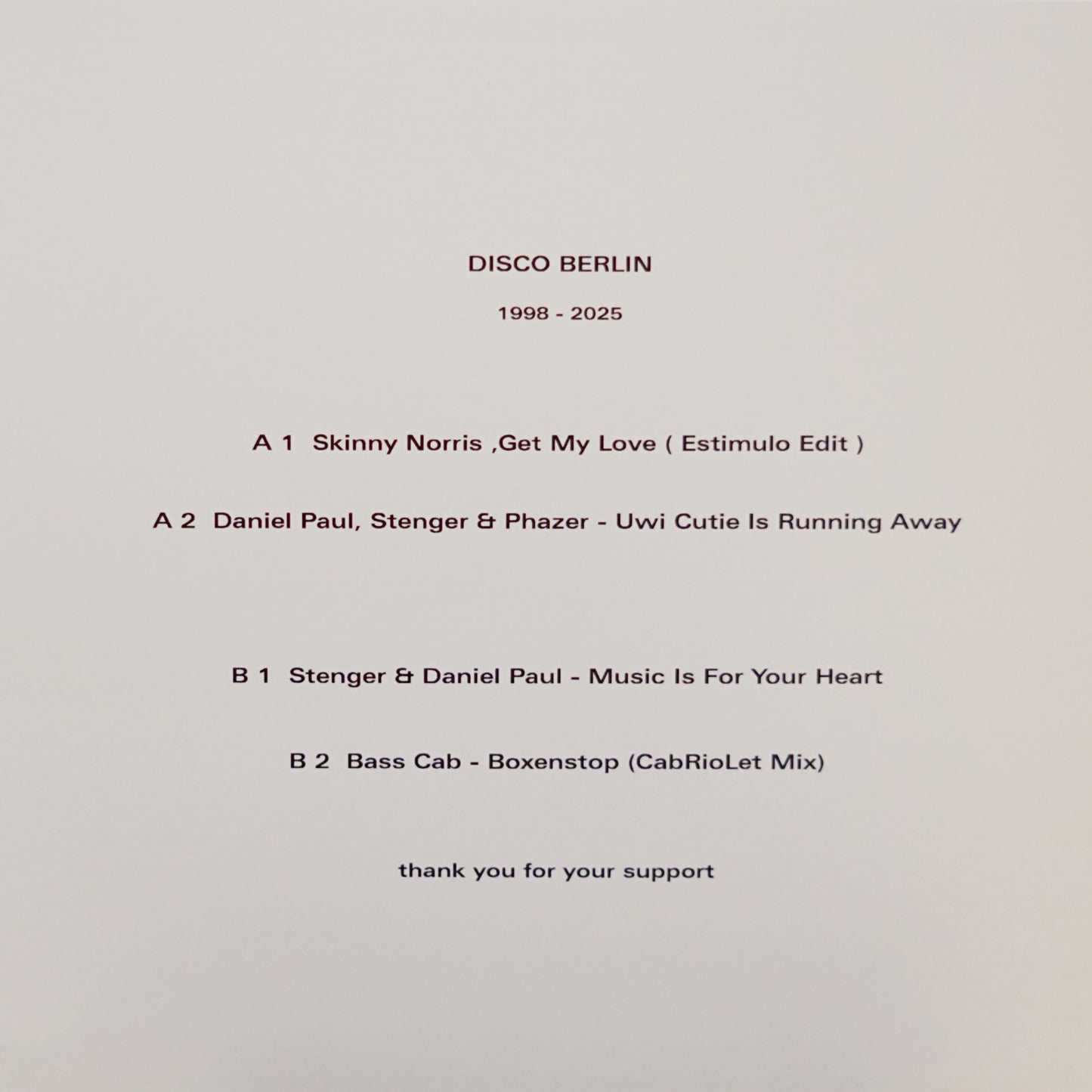 VARIOUS ARTSITS – DISCO BERLIN