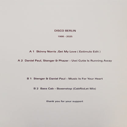 VARIOUS ARTSITS – DISCO BERLIN