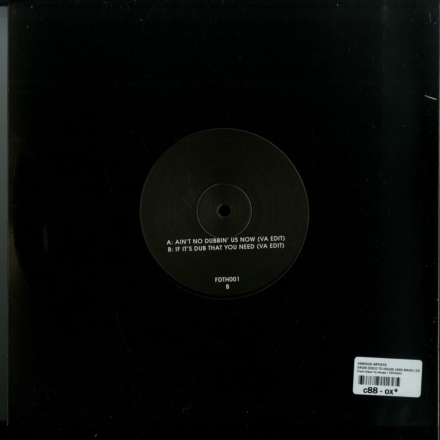 Decks vinyl record album "From Disco to House (and Back) Vol 1" with colorful back cover art, featuring various artists.