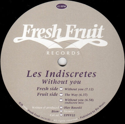 LES INDISCRETES – WITHOUT YOU