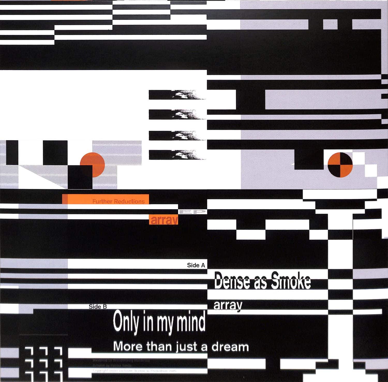 Second Hand ARRAY vinyl record with back cover art, featuring bold typography and colorful design.