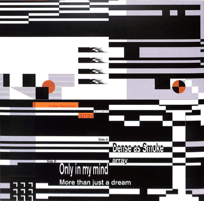 Second Hand ARRAY vinyl record with back cover art, featuring bold typography and colorful design.