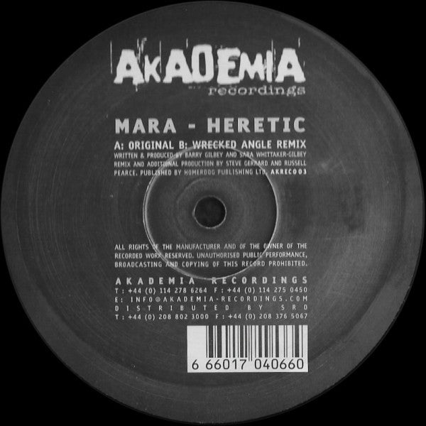 MARA, WRECKED ANGLE – HERETIC