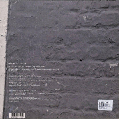 Black vinyl record by Word and Sound featuring SOELA & Module One, Francis Harris, Darand Land on Tailored Cuts Vol. 06.