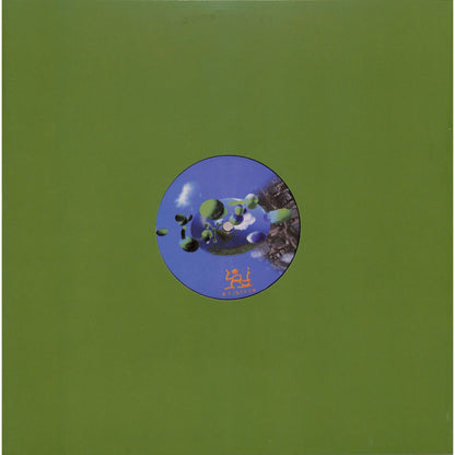 Yoyaku vinyl record "Garrett David, Taslo – Exaura" with colorful abstract artwork on the back cover.