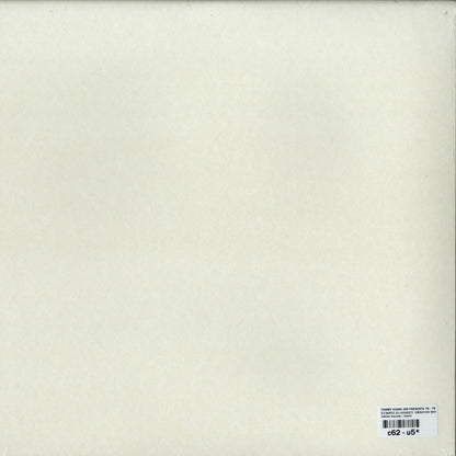 Back of second hand vinyl record "Tommy Vicari Jnr Presents 76 79 – 57 Hertz" with album details and record label visible.