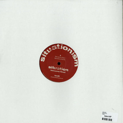 Decks vinyl record of SITUATION by LAUREN RIMELL and PSYCHEMAGIK, featuring colorful abstract album cover art.