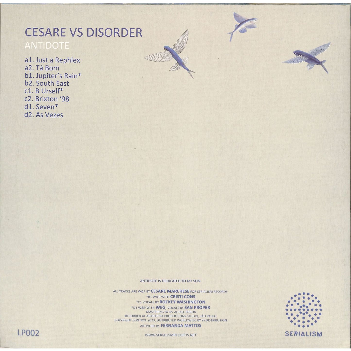CESARE VS DISORDER – ANTIDOTE