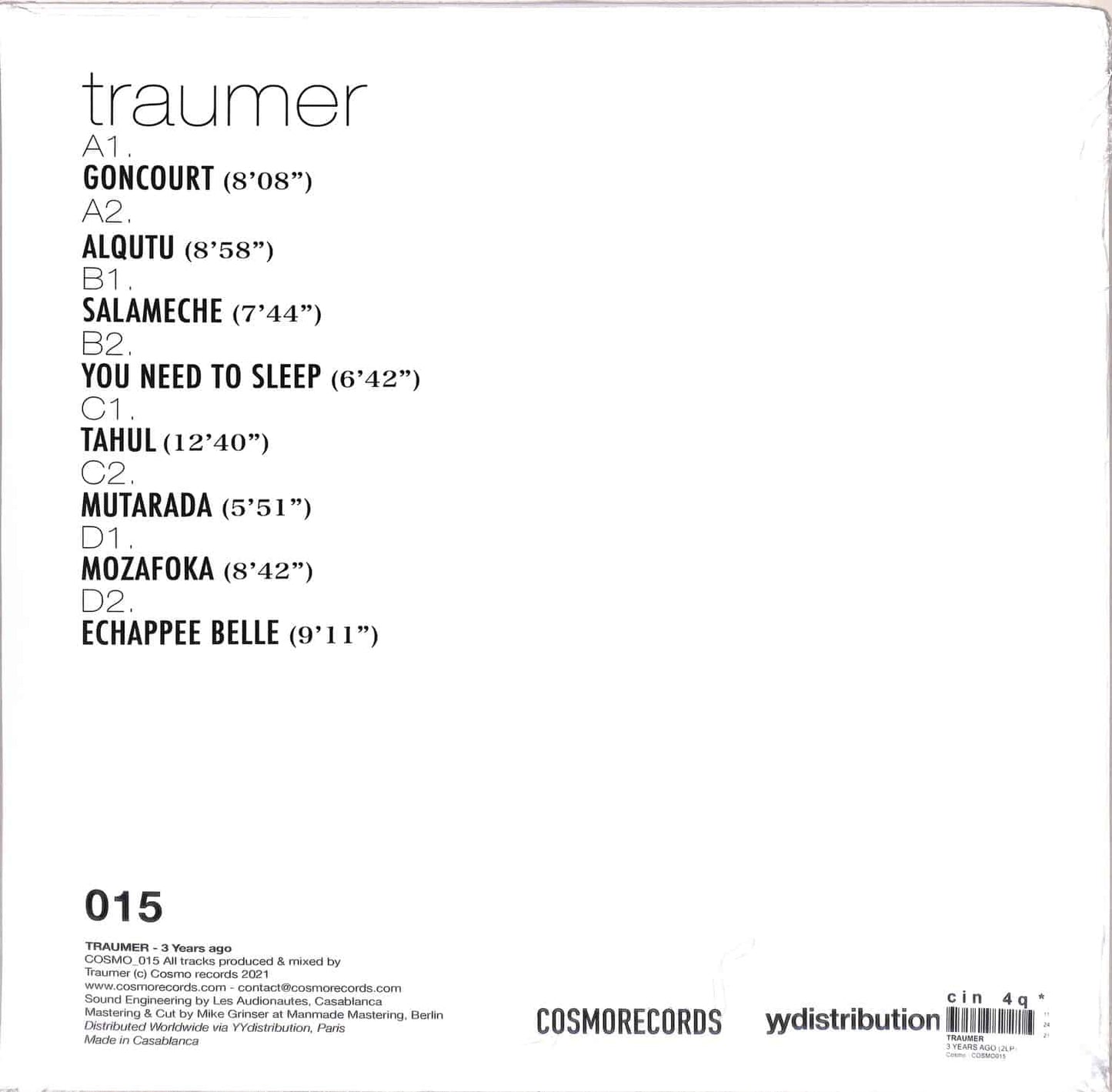 TRAUMER – 3 YEARS AGO