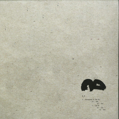 Vintage Second Hand vinyl record titled "A_A – A_A" with a black and white label and visible grooves on the vinyl surface.