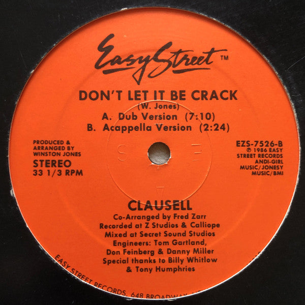 CLAUSELL – DON'T LET IT BE CRACK
