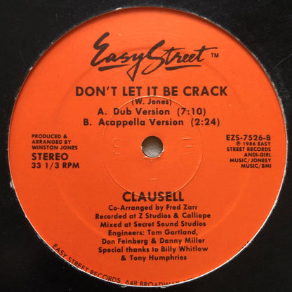 CLAUSELL – DON'T LET IT BE CRACK