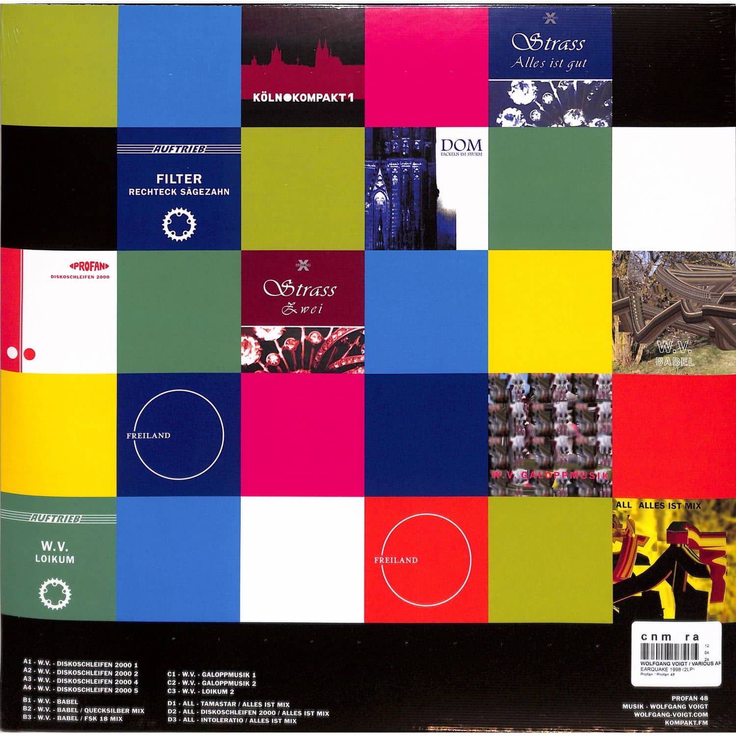 WOLFGANG VOIGT, VARIOUS ARTISTS – EARQUAKE 1998 - Chippy Chasers Record Store