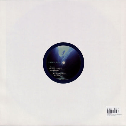 Triple Vision vinyl record SND & RTN – ECHO LTD 015 EP, showing the back cover with artwork and track details.
