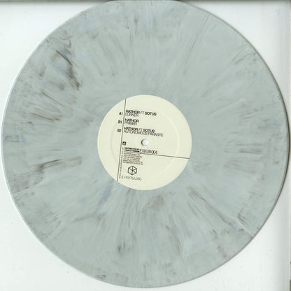 Back of Triple Vision HATHOR The Lurker EP vinyl record showing album artwork and record label details.