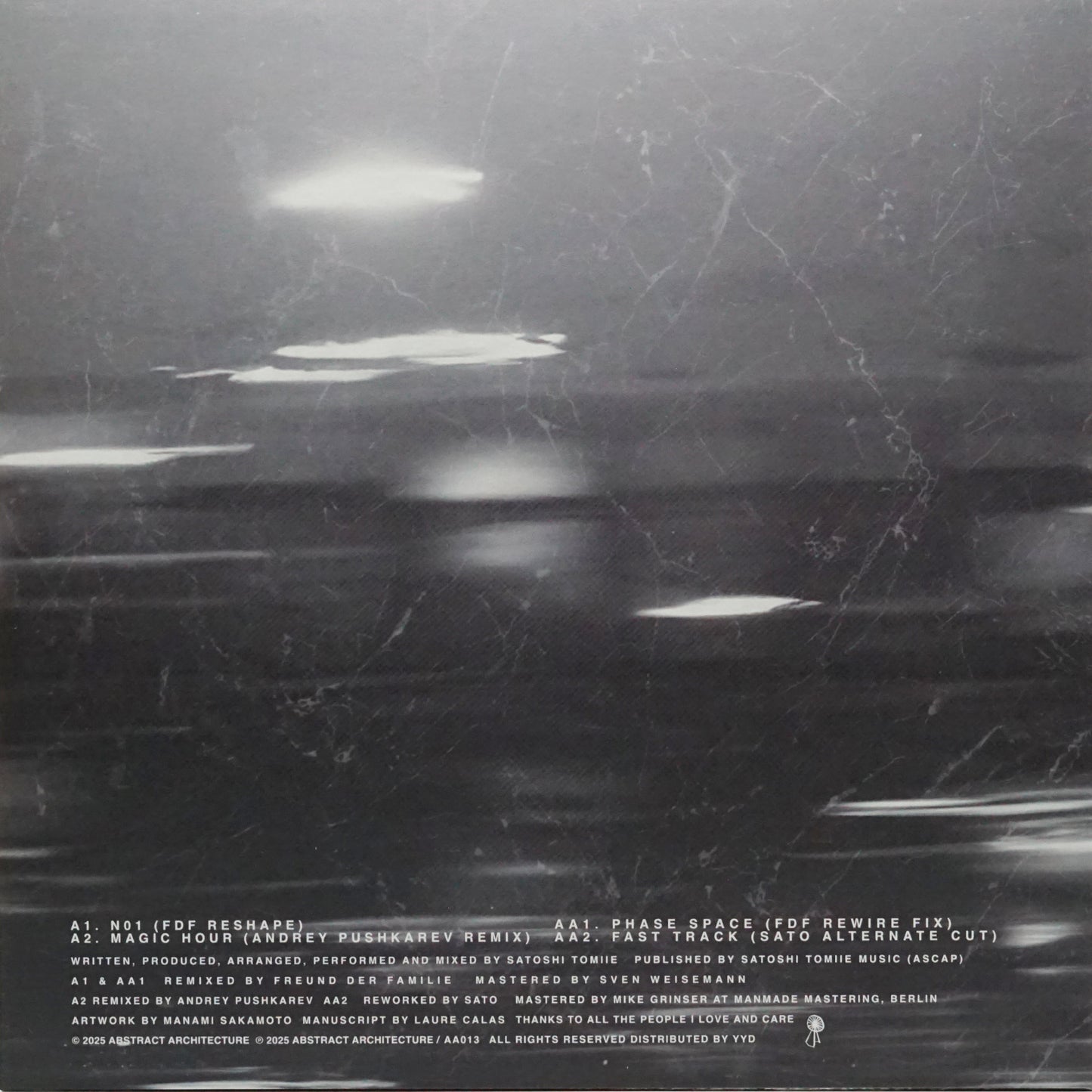 SATOSHI TOMIIE – PHASE SPACE