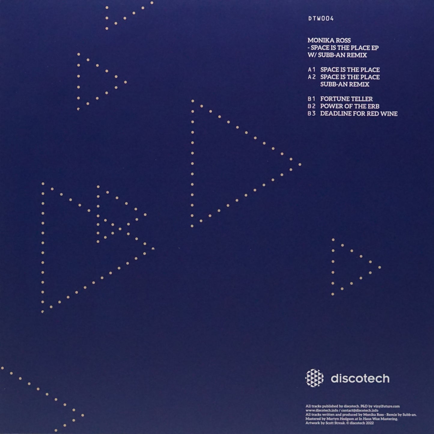 MONIKA ROSS – SPACE IS THE PLACE EP