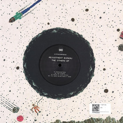 Decks Adjustment Bureau – The Others vinyl record with colorful album artwork on the back cover.