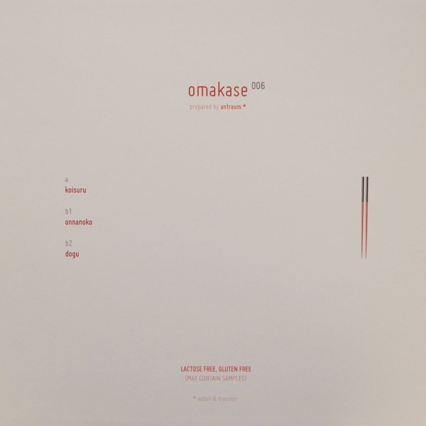ANTRAUM – OMAKASE 006