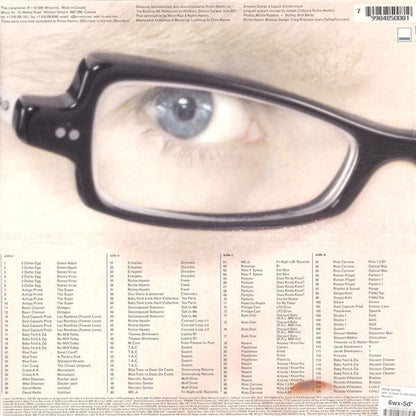 Second hand Richie Hawtin De9 Closer To The Edit vinyl record back cover with artwork and text design.