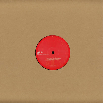 Vinyl record of ALVARO MEDINA, JNJS, DJEBALI - MONDAY DISCO EP by Vinyl Future, showing the back cover art.