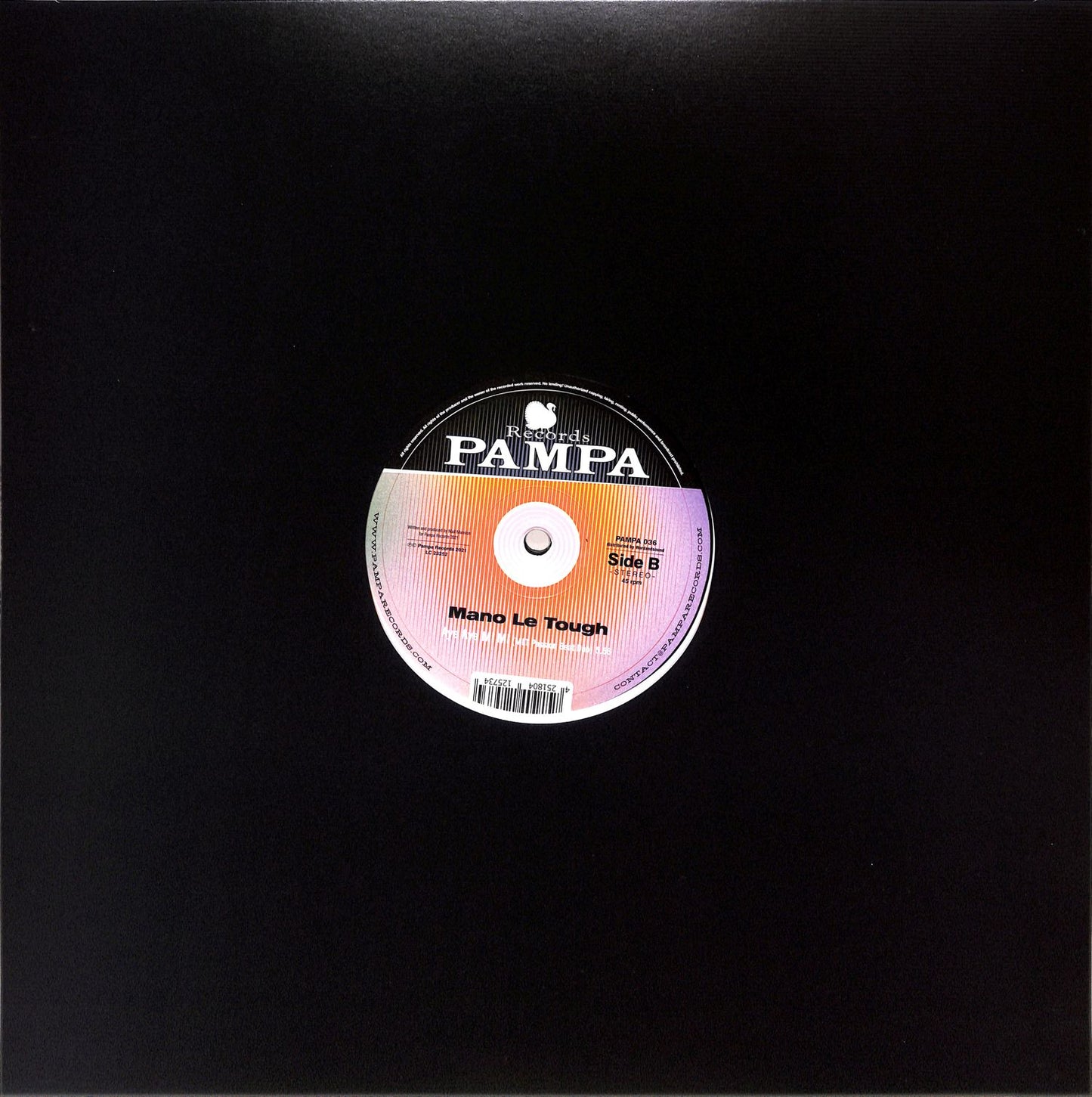 Decks MANO LE TOUGH vinyl record "Aye Aye Mi Mi" with colorful album cover artwork on a white background.