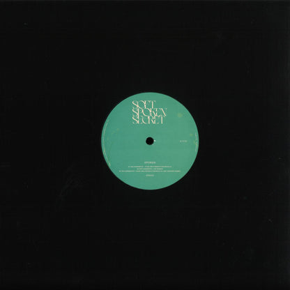 Vinyl Future RIO KAWAMOTO Jay Tripwire spoken word vinyl record with colorful abstract cover art, back view showing record label.