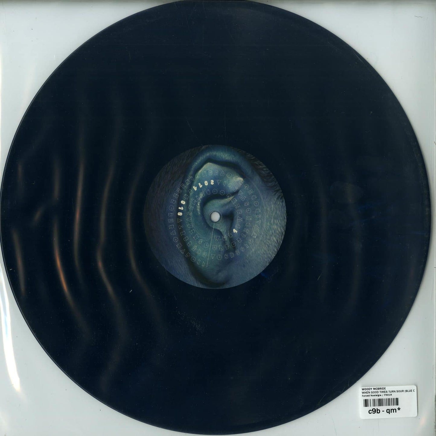 Second Hand WMB 4D vinyl record back cover artwork featuring colorful abstract design and track listing.