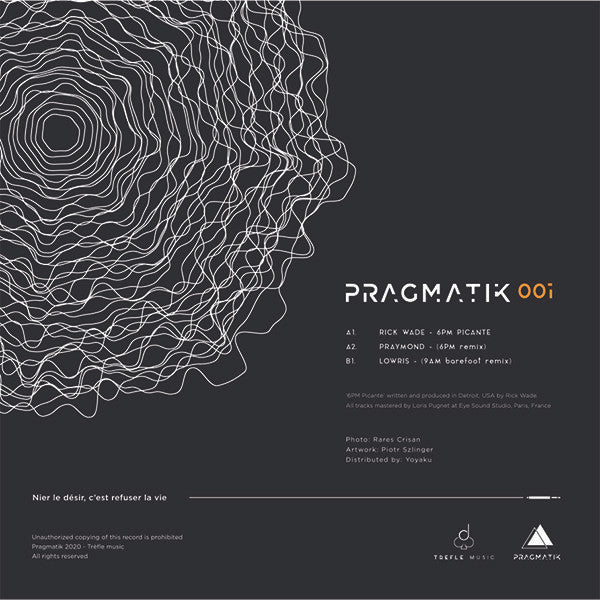 RICK WADE, PRAYMOND, LOWRIS – PRAGMATIC 001 - Chippy Chasers Record Store