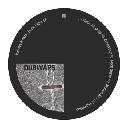 Vinyl record titled "Neon Signs EP" by Alessandro Grops, Arktic, Plug Trax, Yan Cook, Luca Accardi, released by Triple Vision.