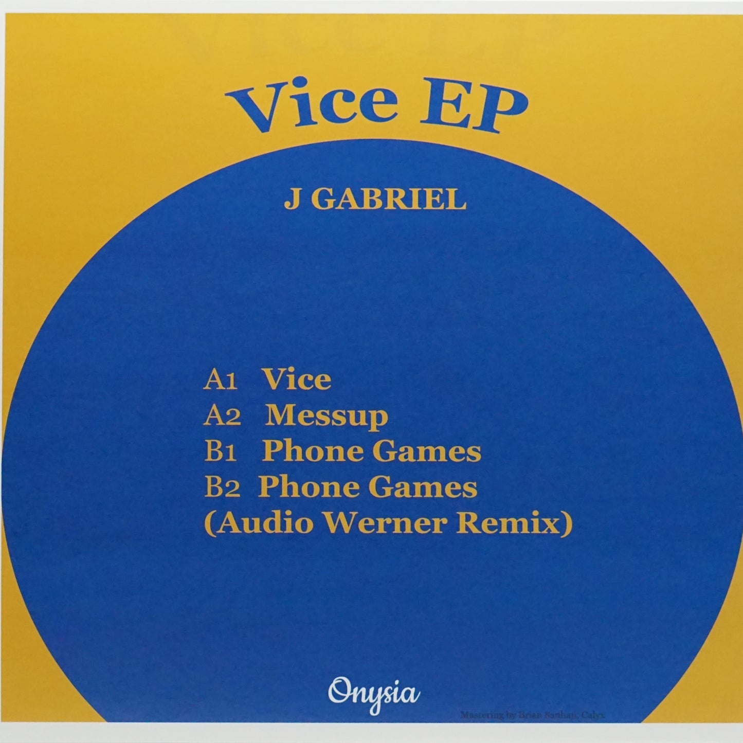 J GABRIEL – VICE