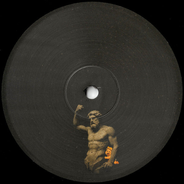 Back cover of Iron Curtis Special Characters vinyl record titled Subsurface Incantations by Triple Vision, featuring abstract artwork.