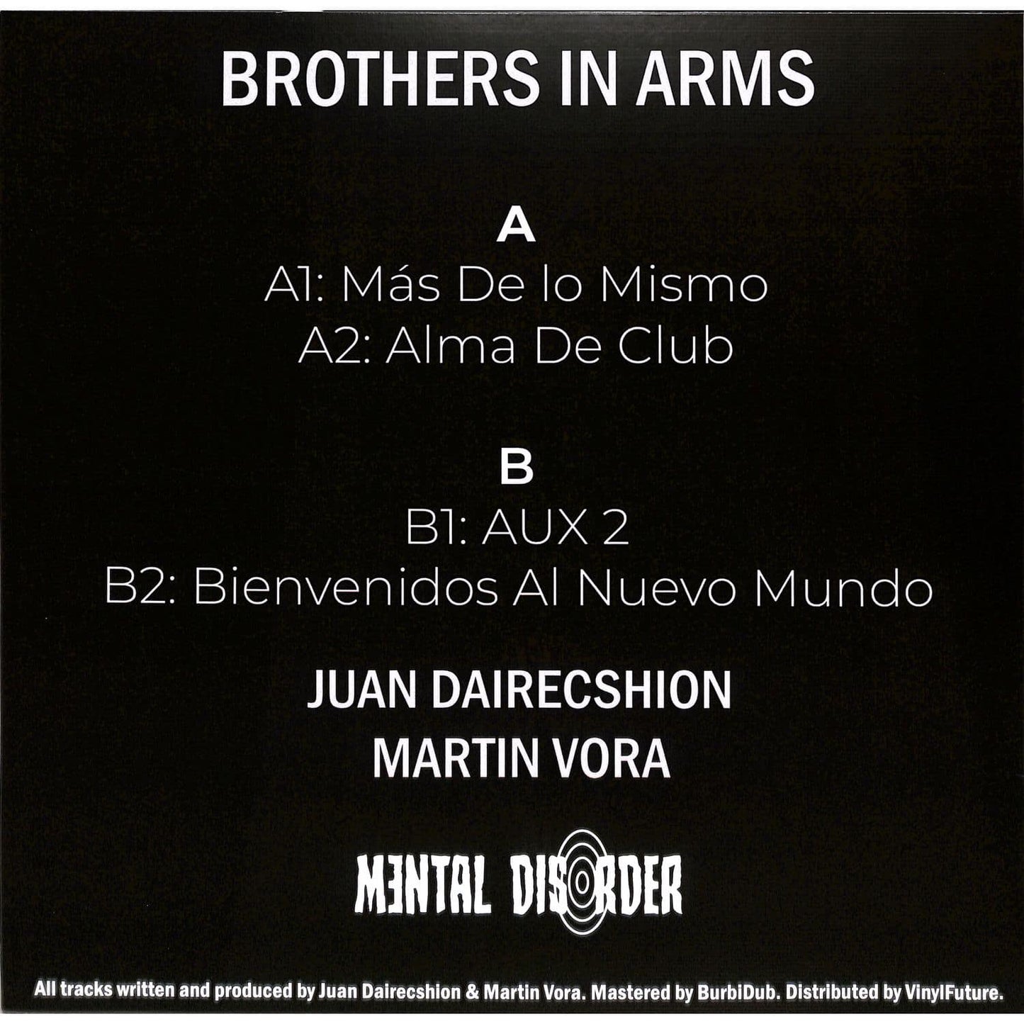 JUAN DAIRECSHION, MARTIN VORA – BROTHERS IN ARMS