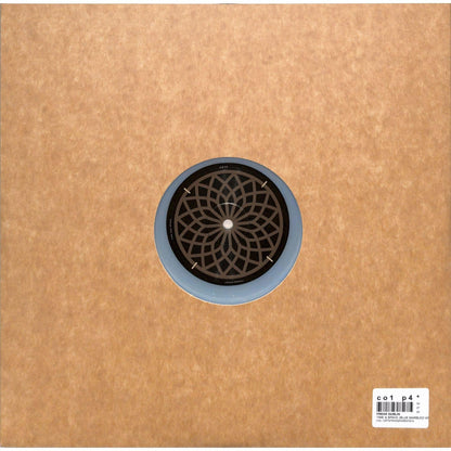 FRENK DUBLIN vinyl record titled "Time & Space" by Triple Vision, showing the back cover with artwork and track details.