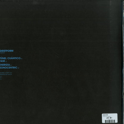 Second Hand GEISTFORM Energia vinyl record with colorful album cover artwork, front and back views.