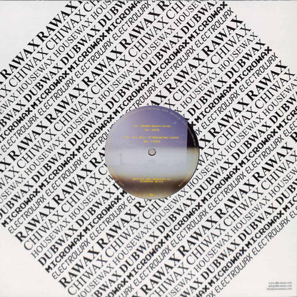 Back cover of the DEMUJA BSMNT FM vinyl record by DBH, featuring artwork and track listing on the album sleeve.