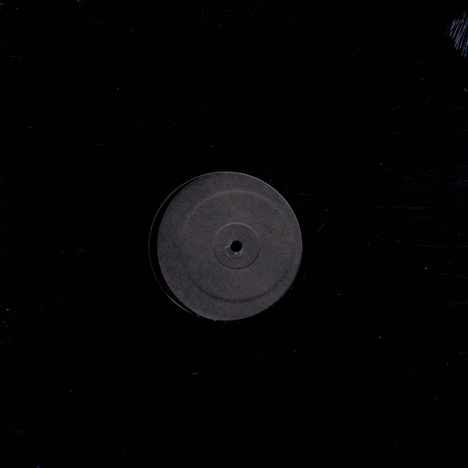 Back cover of Jeff Mills Growth vinyl record, second hand edition, showing artwork and track listing on the album sleeve.