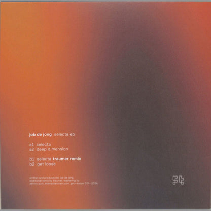 JOB DE JONG, TRAUMER – SELECTA EP