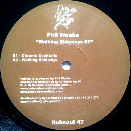 PHIL WEEKS – WALKING SIDEWAYS EP - Chippy Chasers Record Store