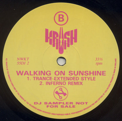 KRUSH – WALKING ON SUNSHINE